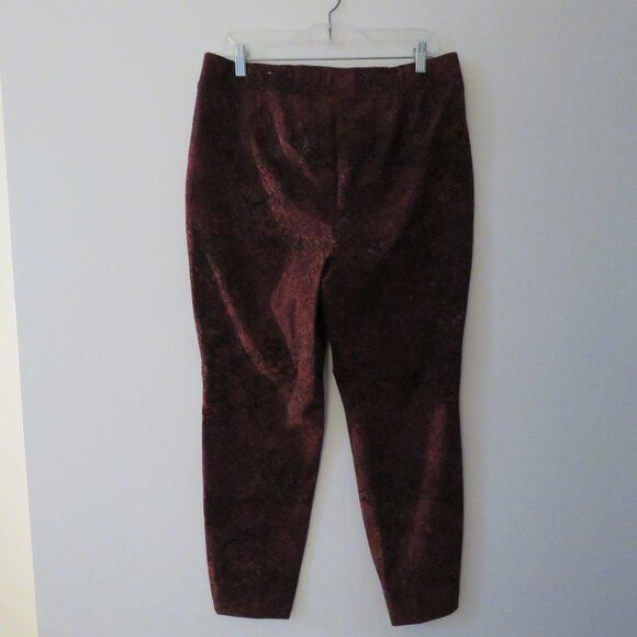 LANE BRYANT On The Go Slim Ankle Pant in Viper Snake Pull On - Size US 14 NWT - Picture 8 of 11